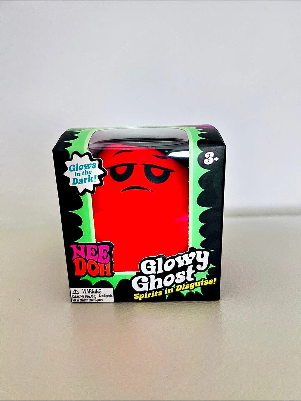 NeeDoh Glowy Ghost Orange